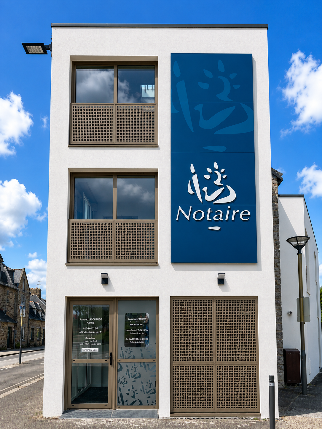 notaire enseigne langueux