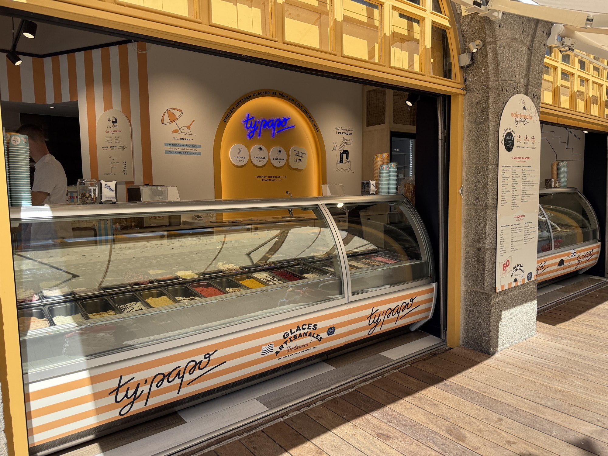 Comptoir Typapo Saint-Malo pour Éric Elien