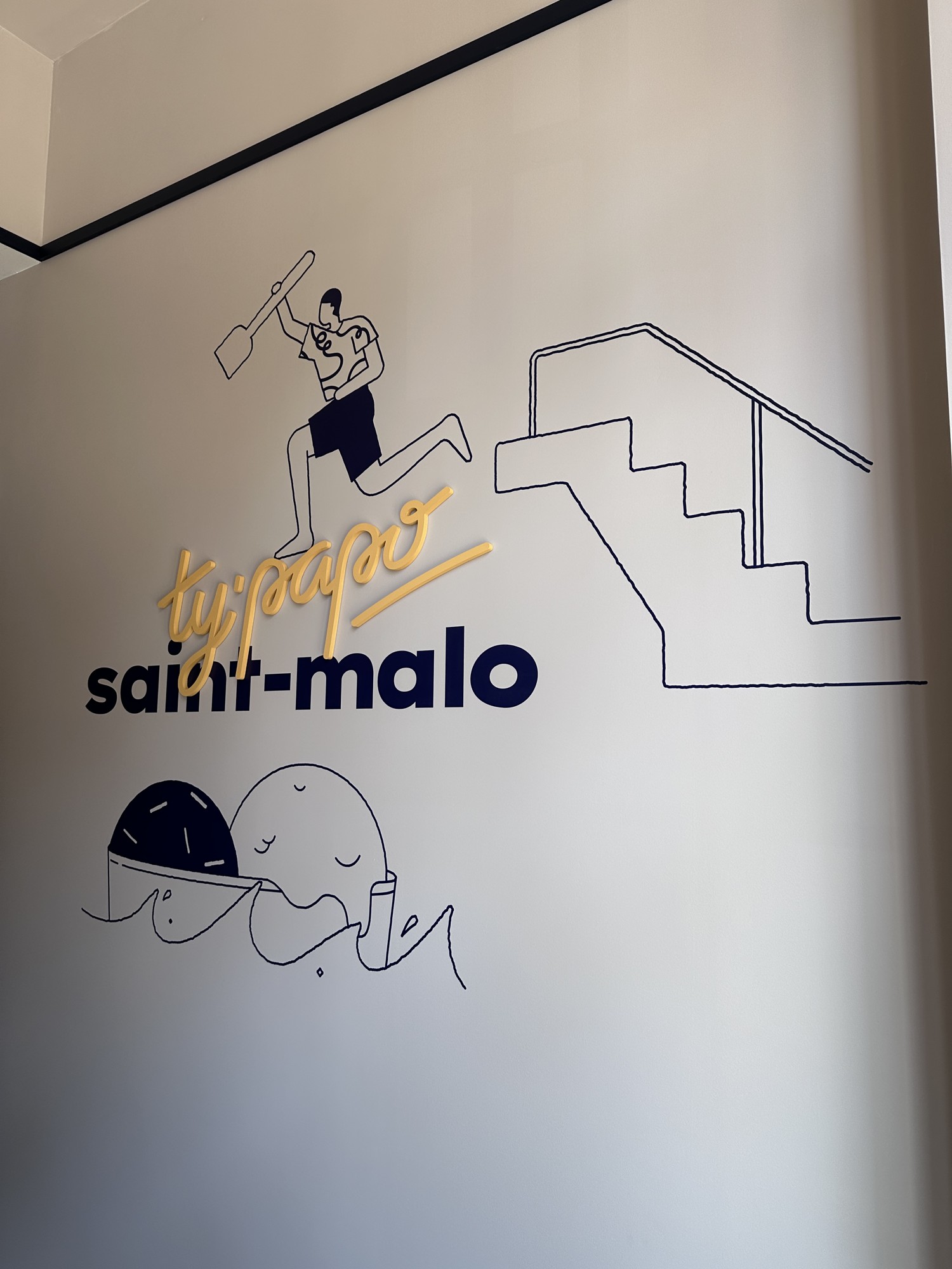 Décor mural Typapo Saint-Malo