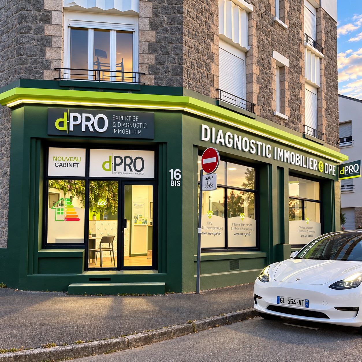 Enseignes du cabinet dPRO