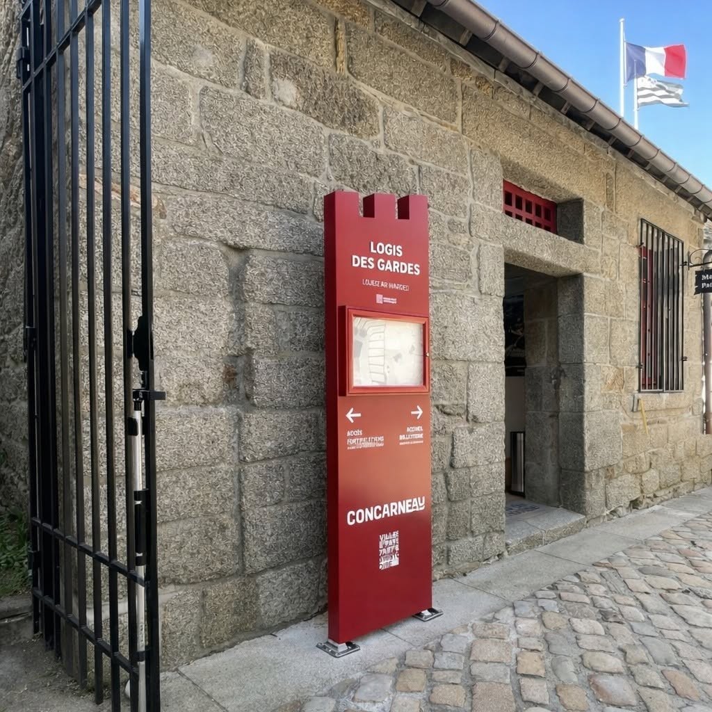 Totem patrimonial Logis des Gardes à Concarneau